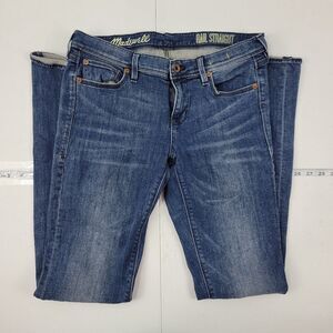 Madewell Rail Straight‎ Jeans 28x34 blue denim womens 3097